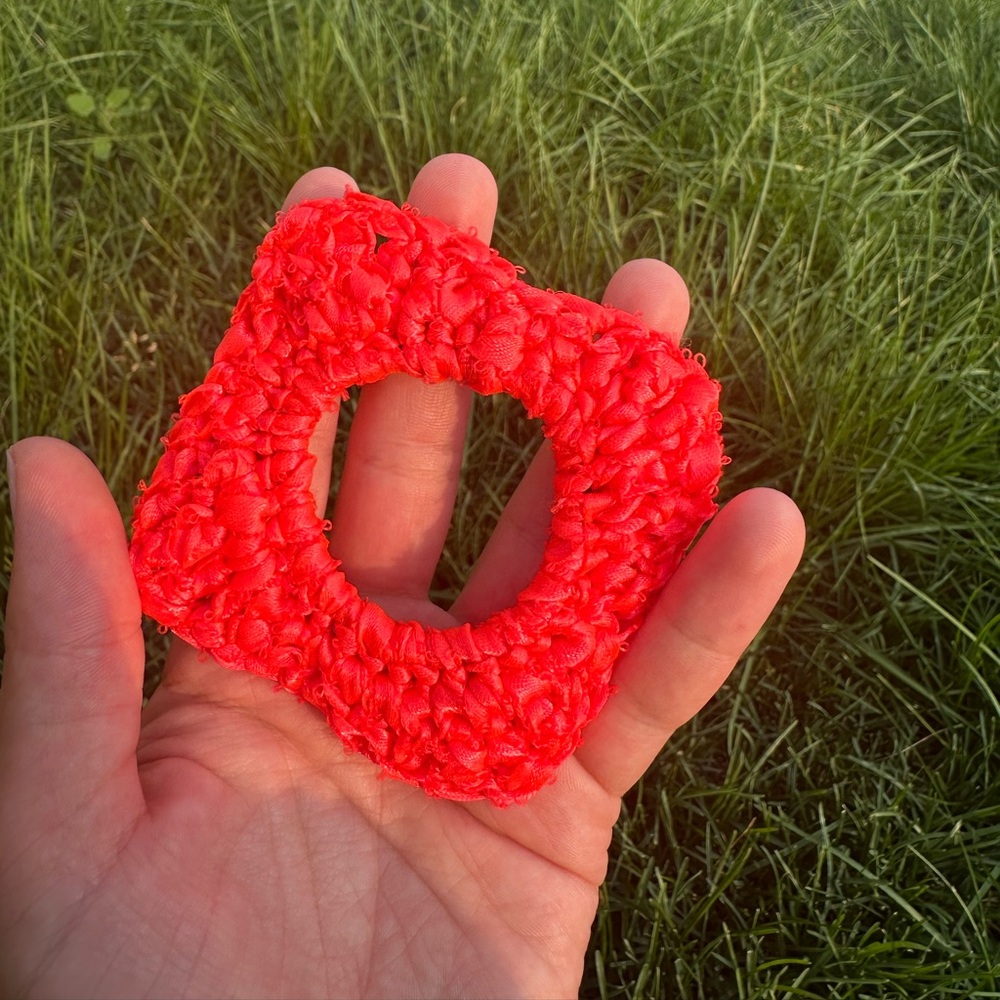 Hand made Square Scrunchie